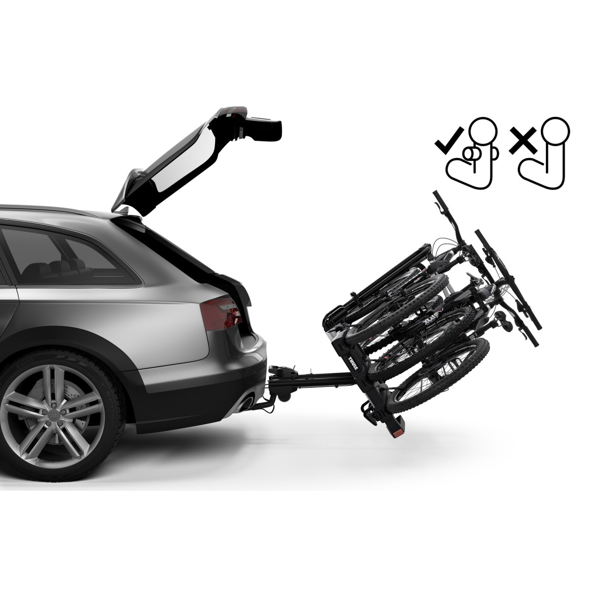 Thule towbar bike rack cover new arrivals